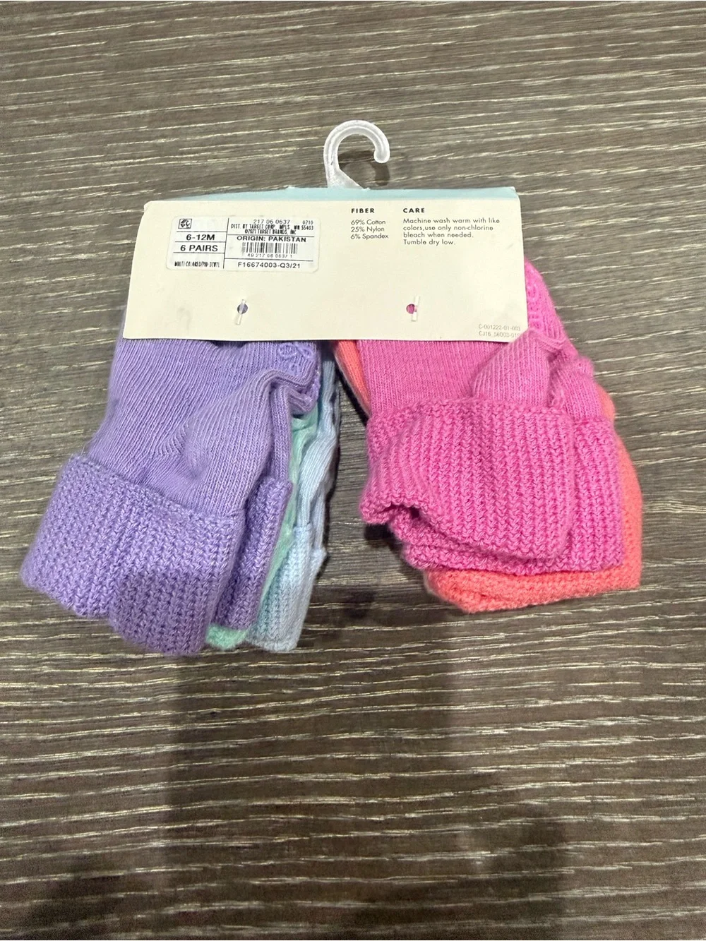 NWT Cat & Jack Size 6-12 months Baby Bobby Socks  (6 Pairs)
